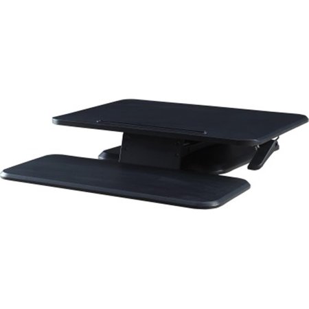LORELL Cantilever Desk Riser; Black LLR99540